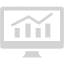 light gray analytics icon