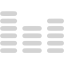 light gray audio wave 2 icon