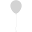 light gray balloon 2 icon