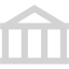 light gray bank icon