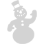 light gray christmas 2 icon