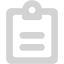 light gray clipboard 4 icon