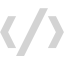 light gray code 2 icon
