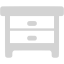 light gray commode icon