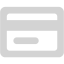 light gray credit card 7 icon