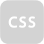 light gray css icon