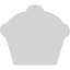 light gray cupcake 3 icon