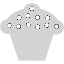 light gray cupcake 4 icon