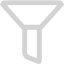 light gray empty filter icon