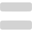 light gray equal sign 2 icon