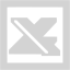 light gray excel icon