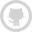 light gray github 10 icon