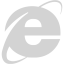 light gray ie icon