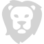 light gray lion icon