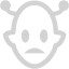 light gray martian icon