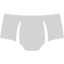 light gray mens underwear icon