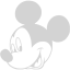 light gray mickey mouse 30 icon