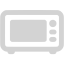 light gray microwave icon