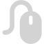 light gray mouse 5 icon