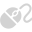 light gray mouse icon