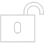 light gray padlock 11 icon