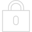 light gray padlock 12 icon