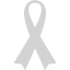 light gray ribbon 5 icon