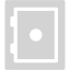 light gray safe icon