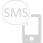 light gray sms 3 icon