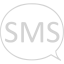 light gray sms 4 icon