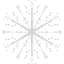 light gray snowflake 31 icon