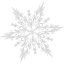 light gray snowflake 41 icon