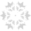 light gray snowflake icon