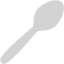 light gray spoon icon