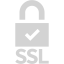 light gray ssl badge 5 icon