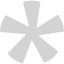 light gray star 25 icon