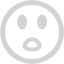 light gray surprised icon