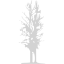 light gray tree 14 icon