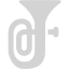 light gray tuba icon