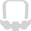 light gray webbing icon