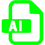 lime adobe ai 2 icon