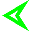 lime arrow 100 icon