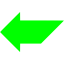 lime arrow 116 icon