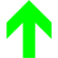 lime arrow 138 icon