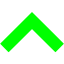 lime arrow 142 icon