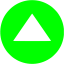 lime arrow 157 icon