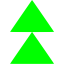 lime arrow 163 icon