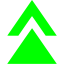 lime arrow 167 icon