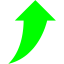 lime arrow 174 icon