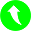 lime arrow 182 icon